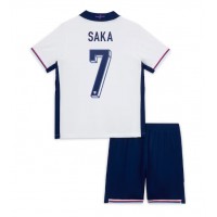 England Bukayo Saka #7 Replica Home Minikit Euro 2024 Short Sleeve (+ pants)